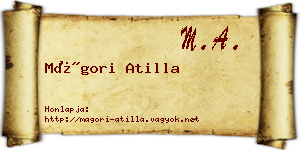 Mágori Atilla névjegykártya